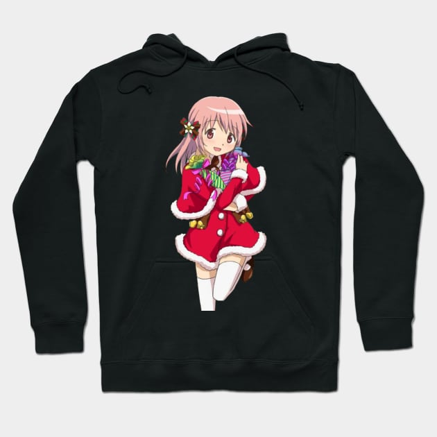 Madoka Christmas Hoodie by KokoroPopShop